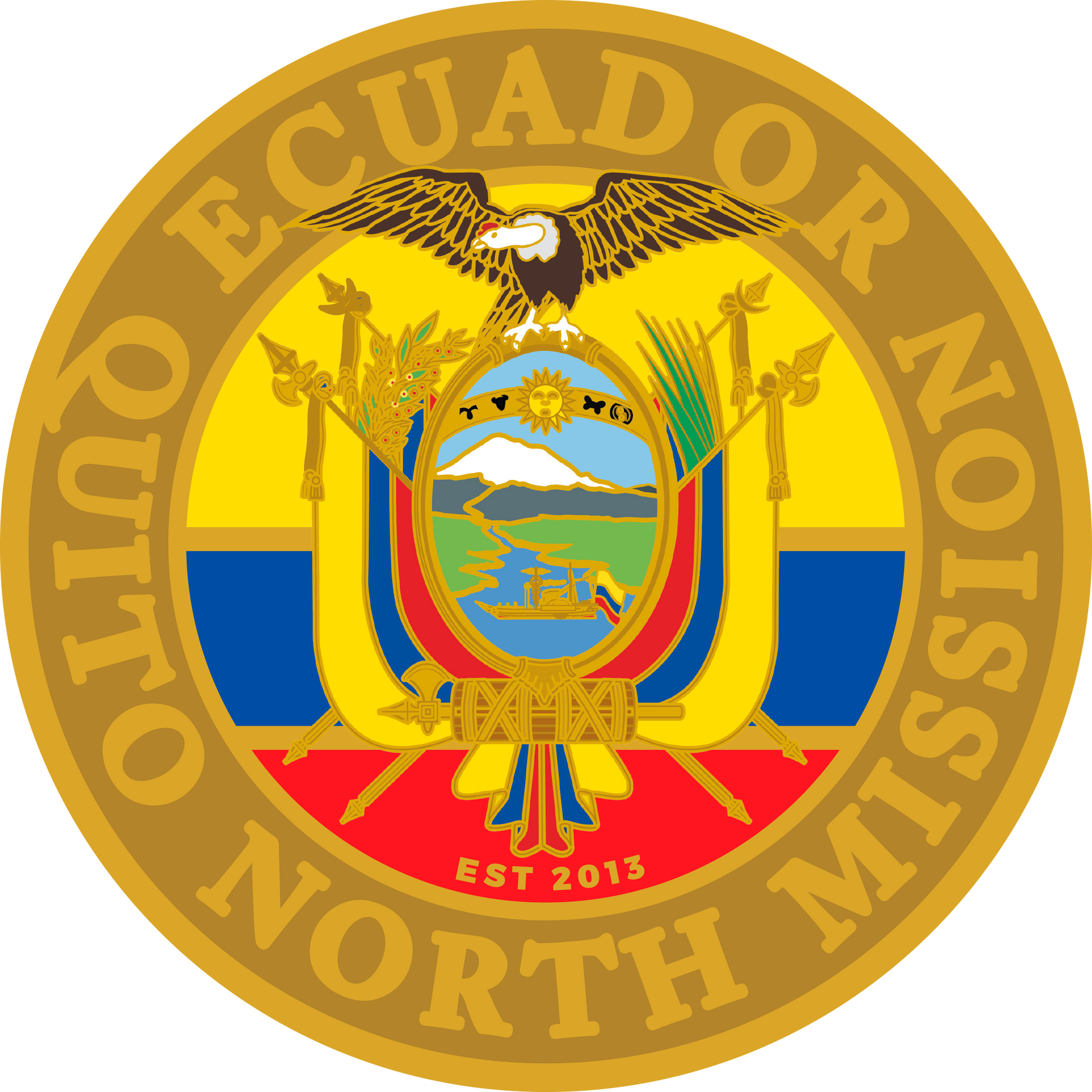 ecuador quito north mission decal