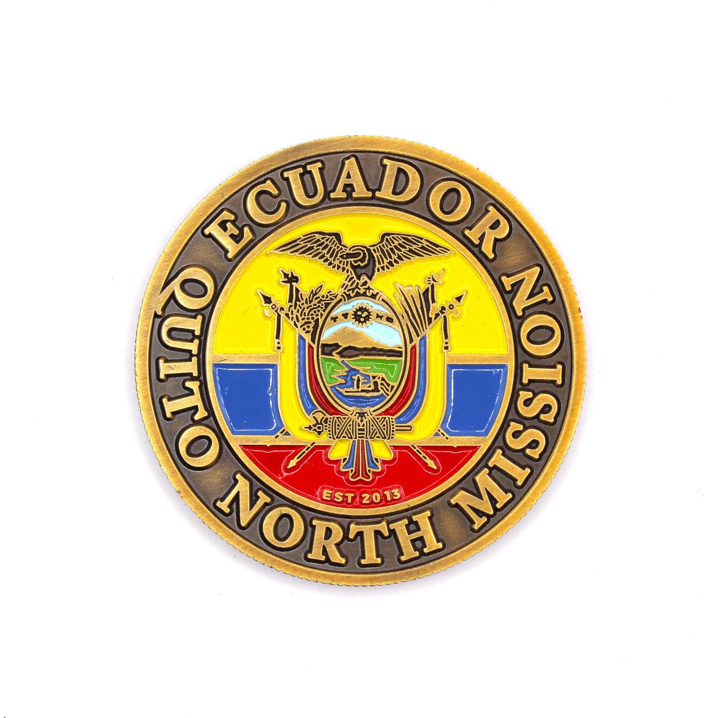 ecuador quito north mission coin