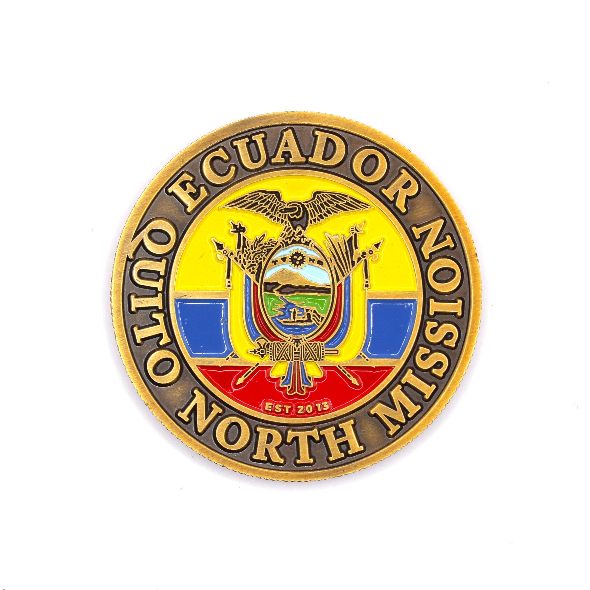 ecuador quito north mission coin