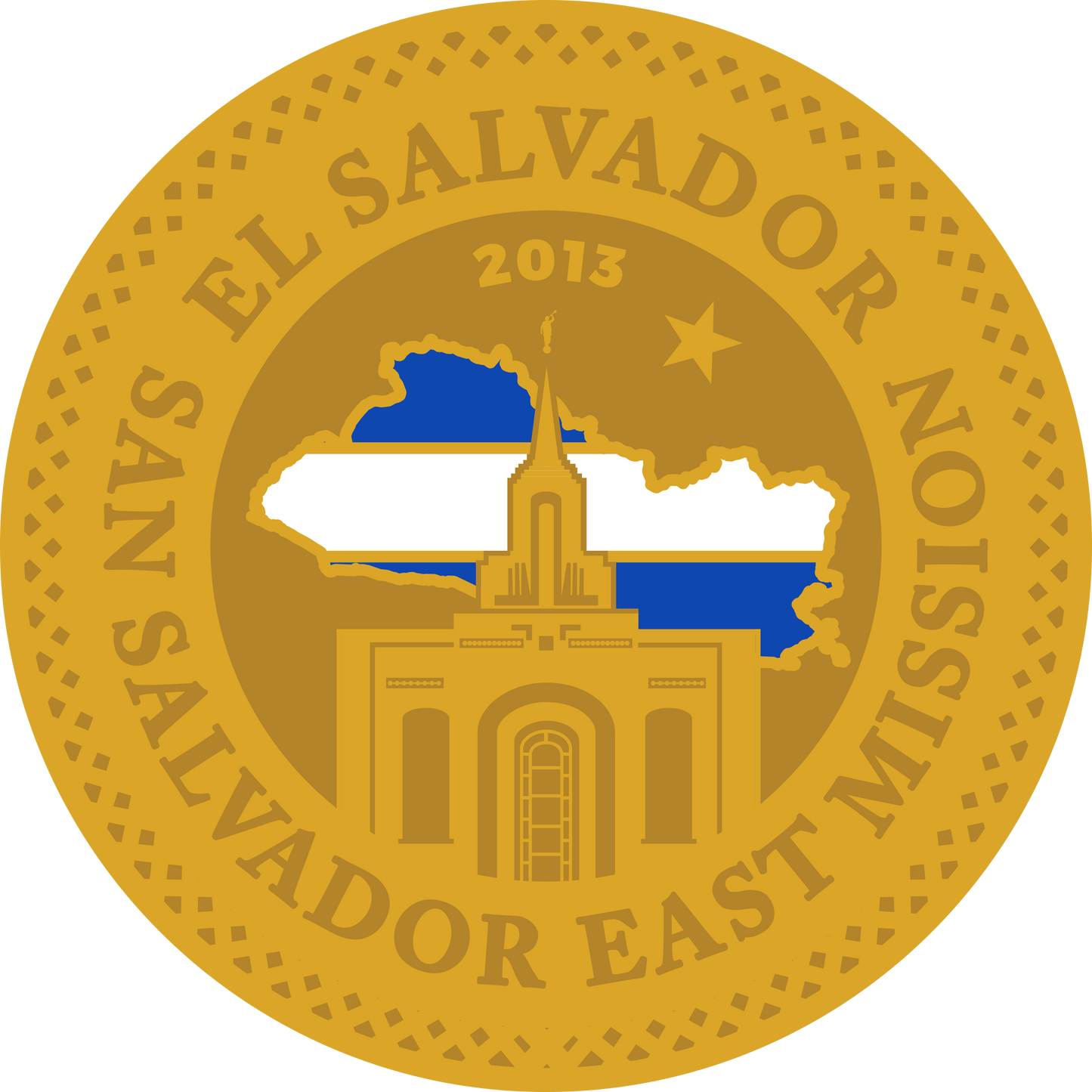 el salvador san salvador east mission decal