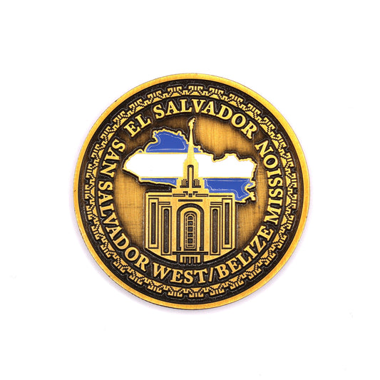 el salvador san salvador west belize mission coin