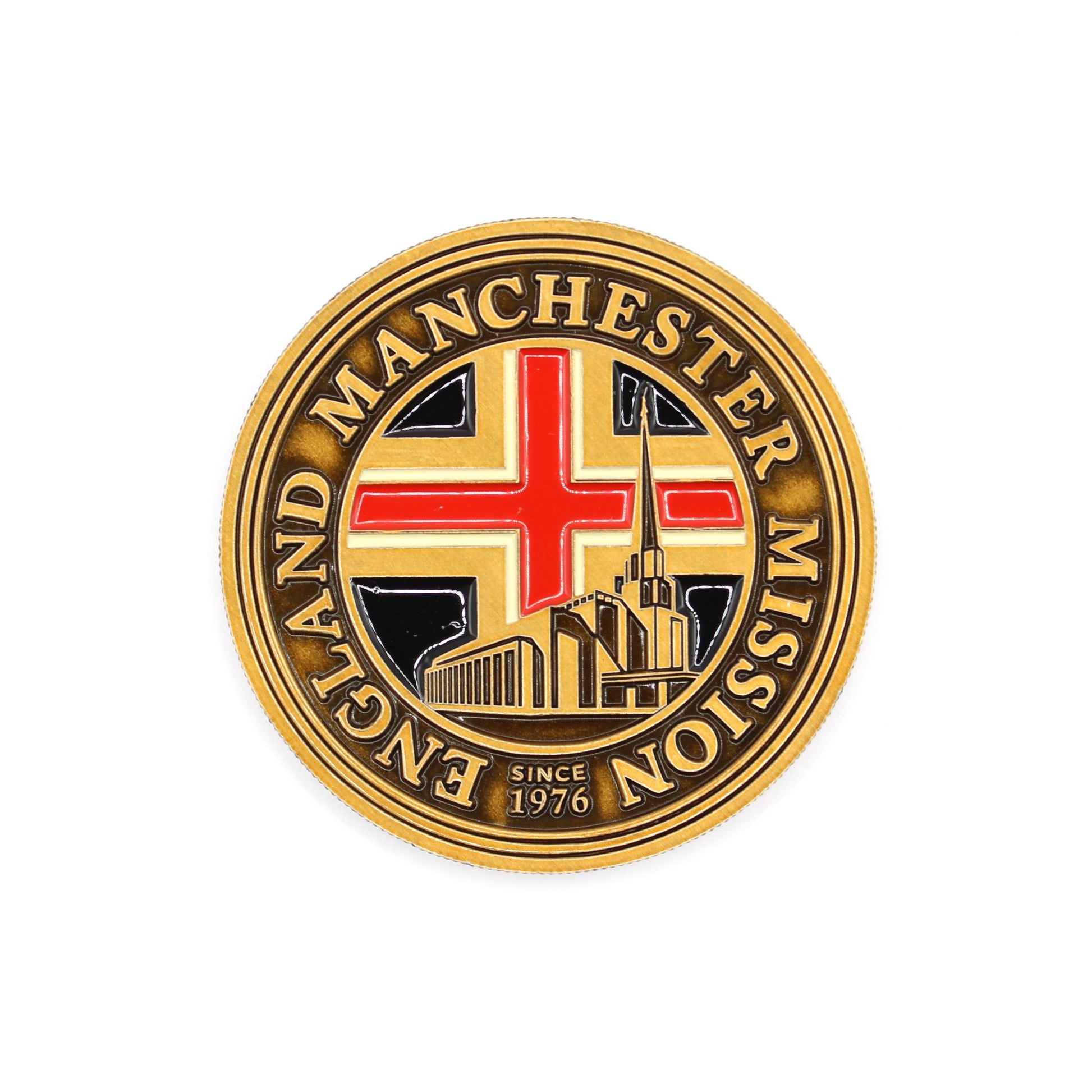 england manchester mission coin