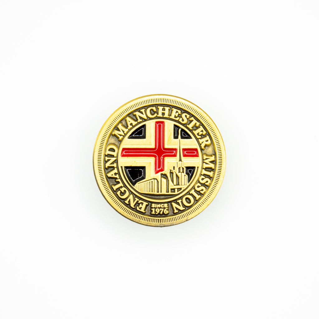 england manchester mission pin