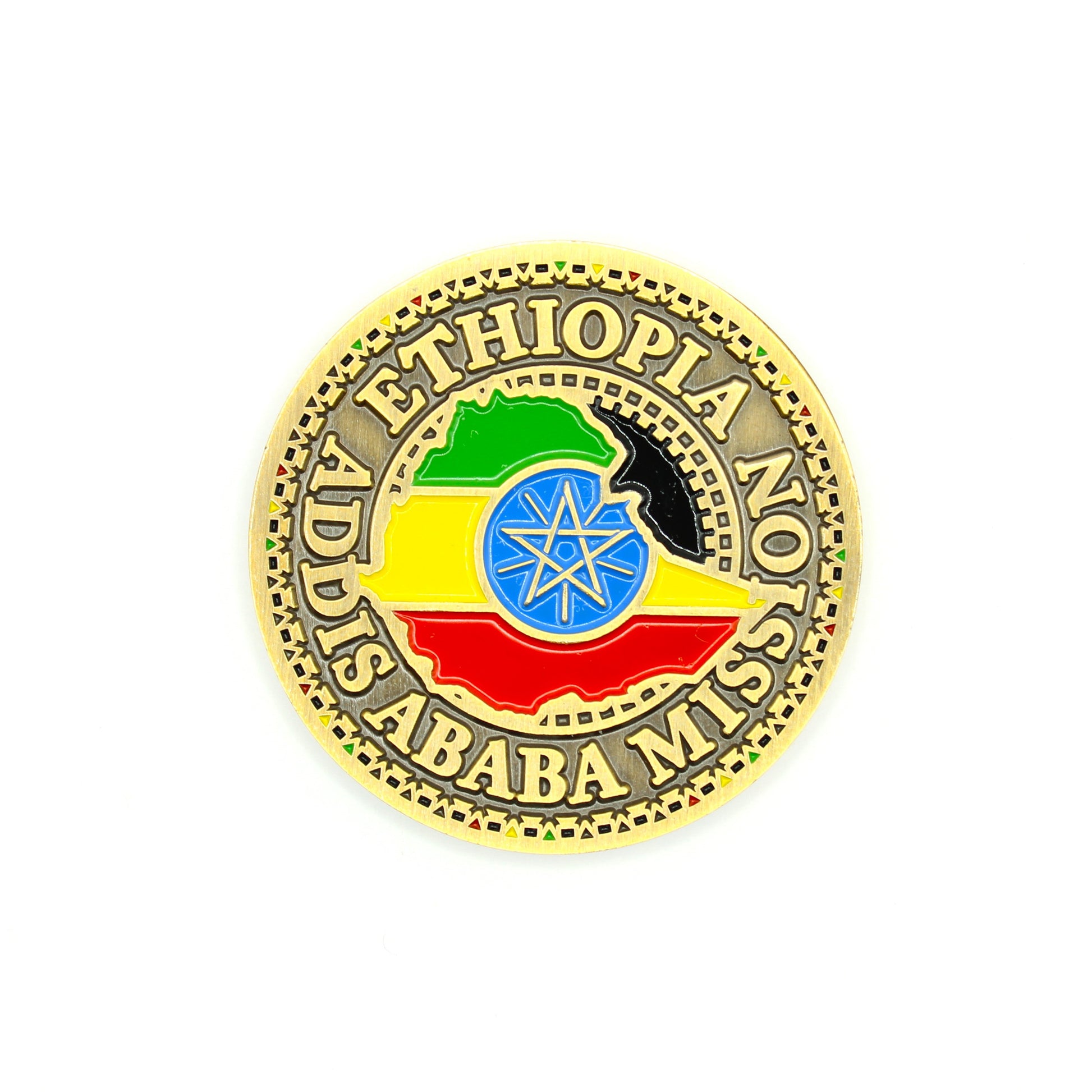 ethiopia addis ababa mission coin