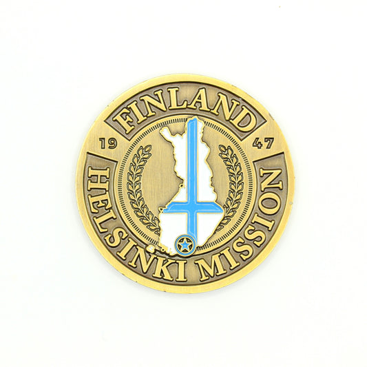 finland helsinki mission coin