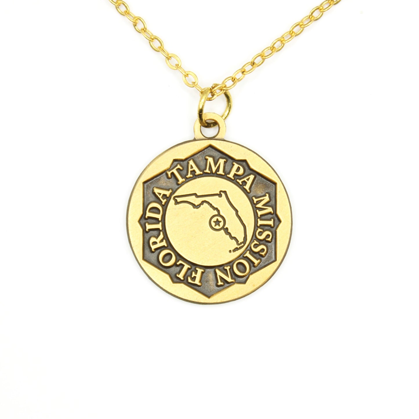 florida tampa mission necklace