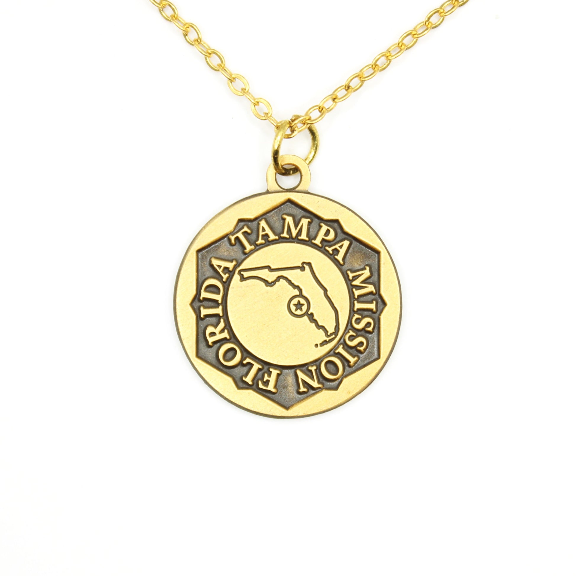 florida tampa mission necklace