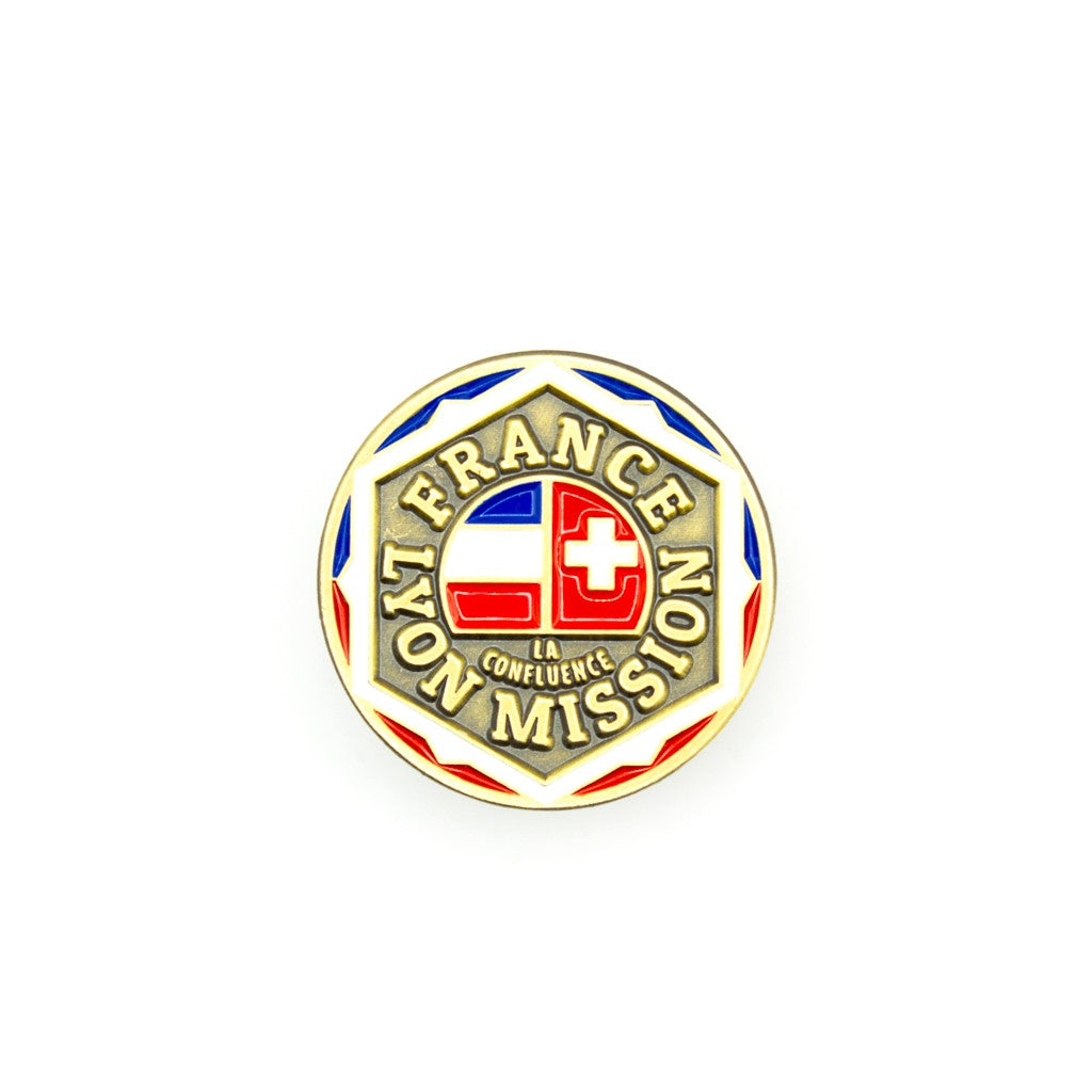 france lyon mission pin