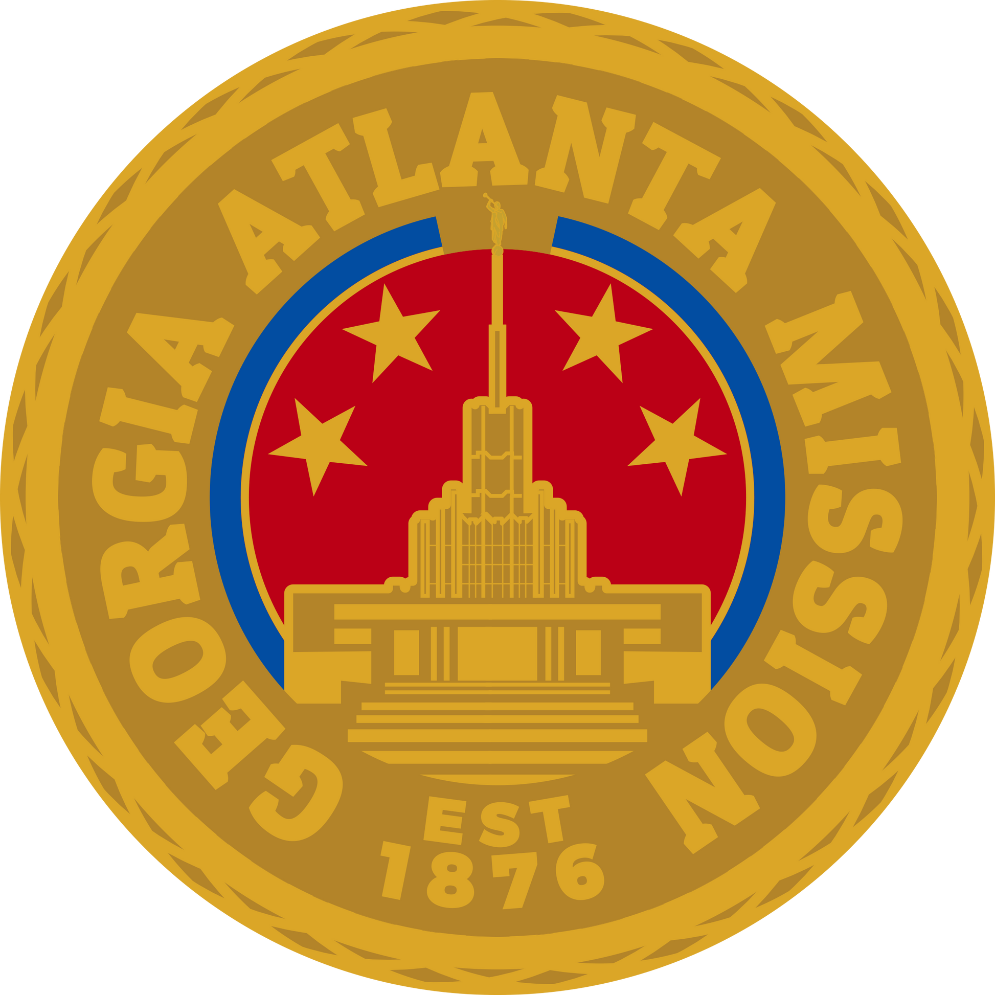 georgia atlanta mission decal