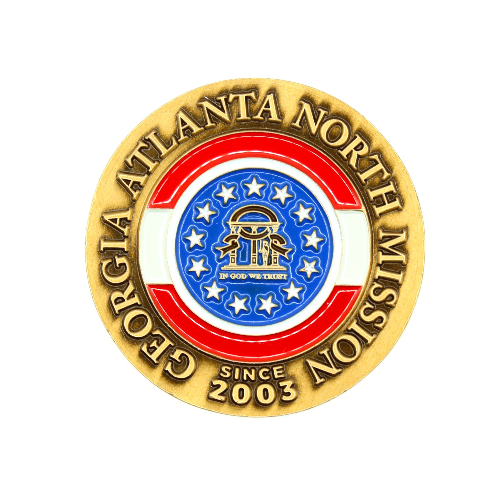 georgia atlanta north mission coin