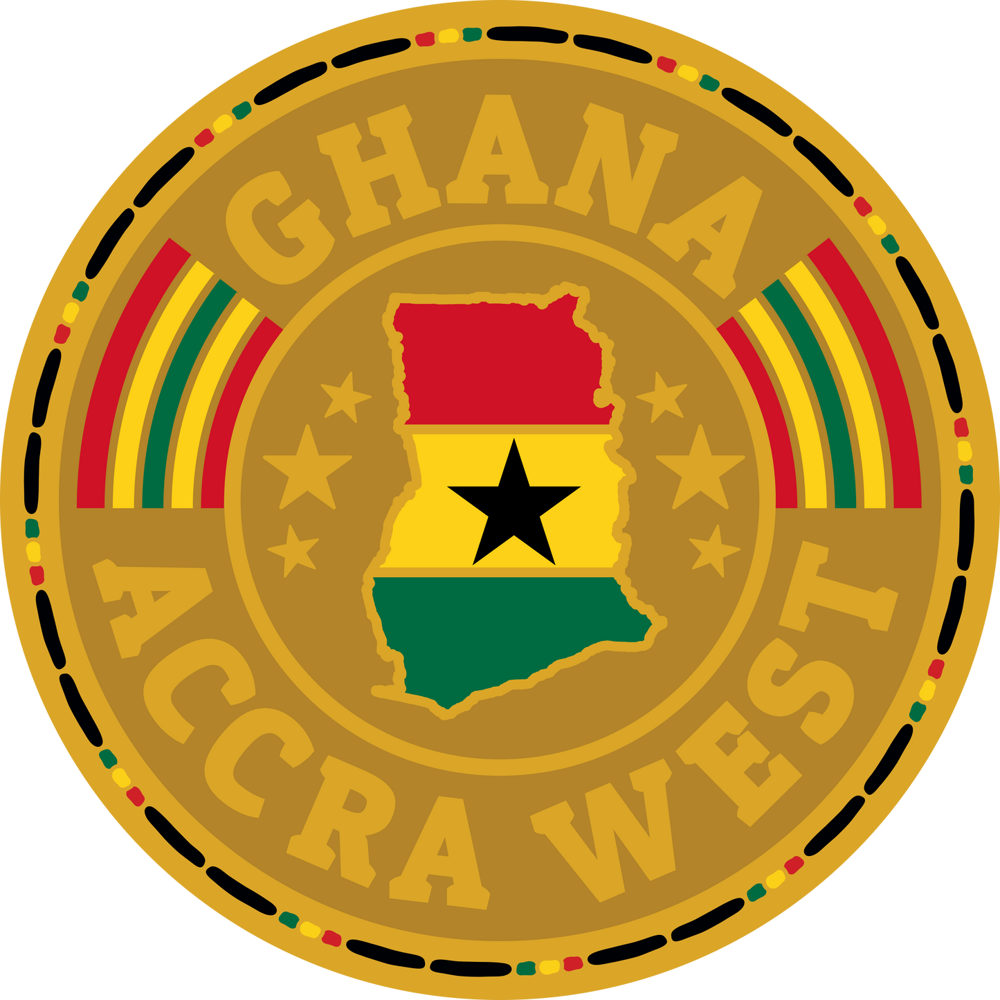 ghana accra west mission decal