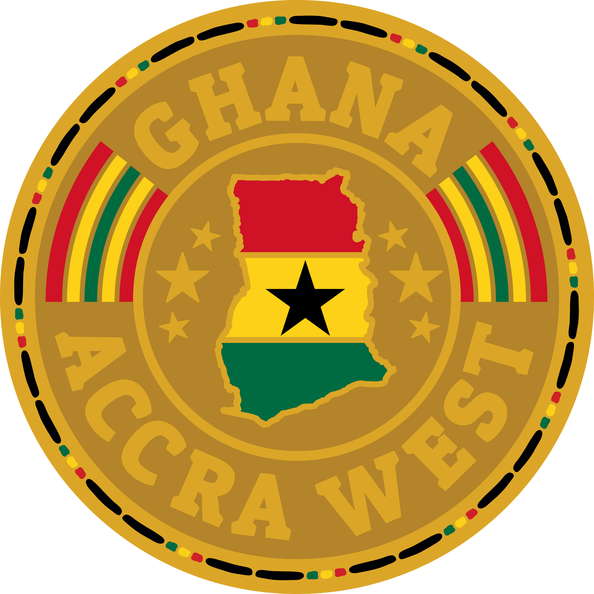 ghana accra west mission decal