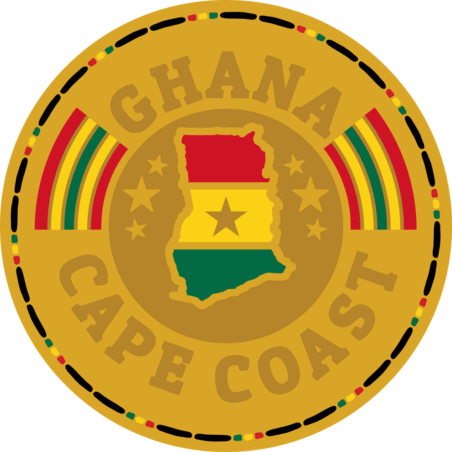ghana cape coast mission decal