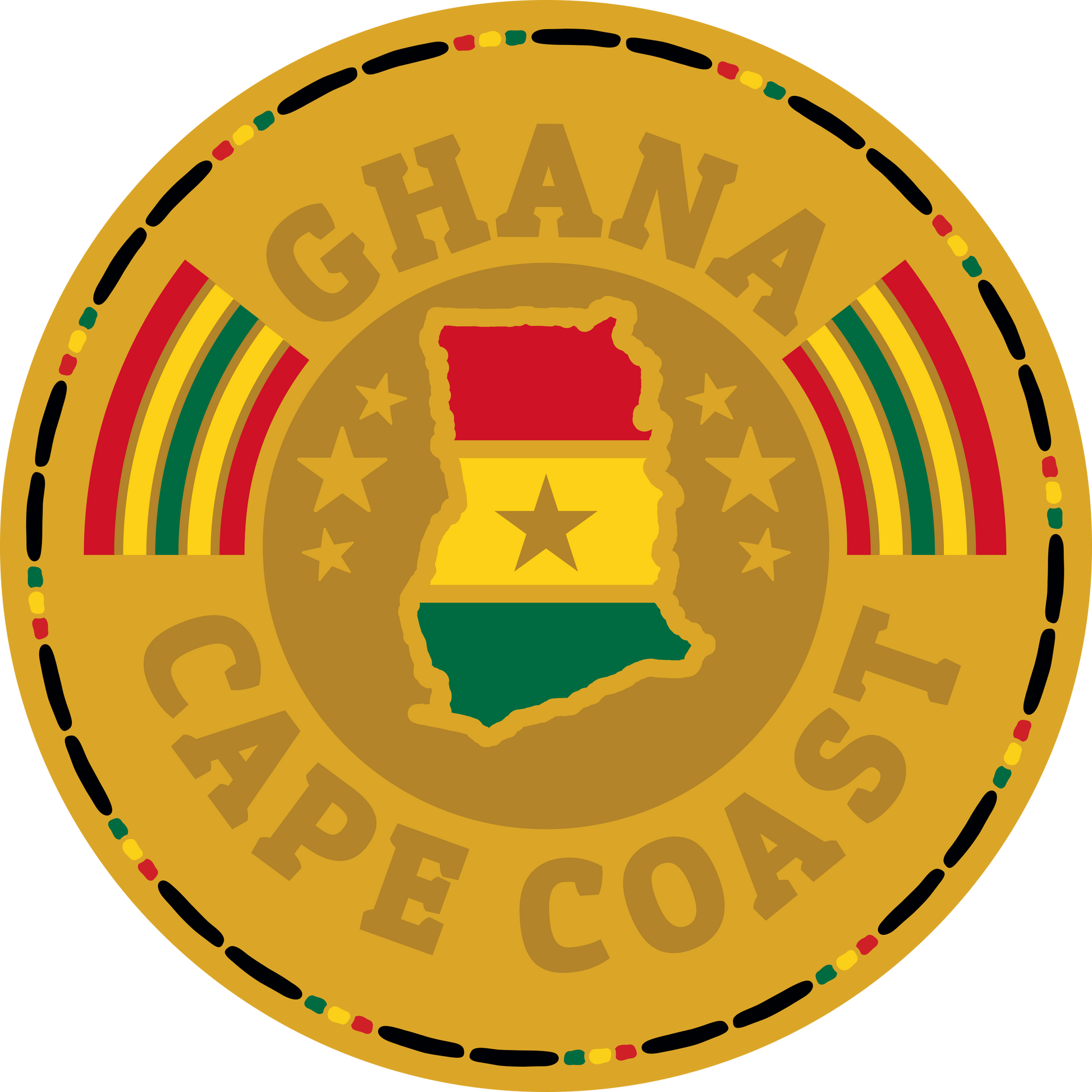 ghana cape coast mission decal
