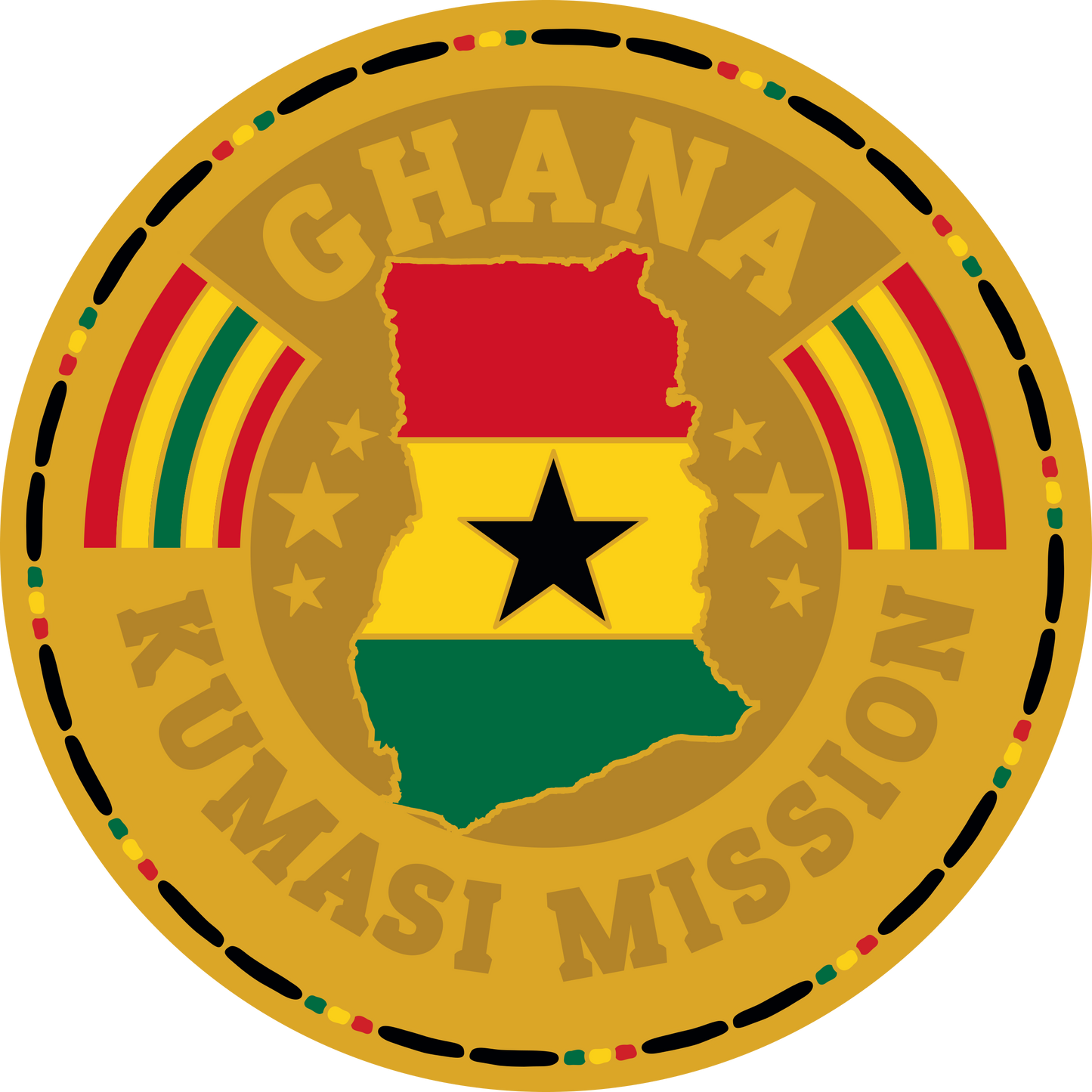 ghana kumasi mission decal