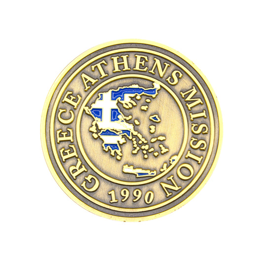 greece athens mission coin