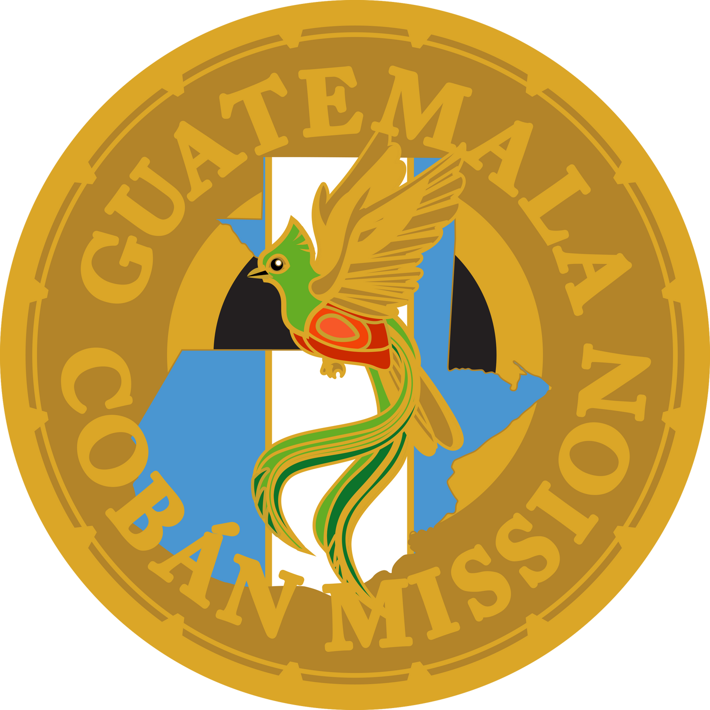 guatemala cobán mission decal