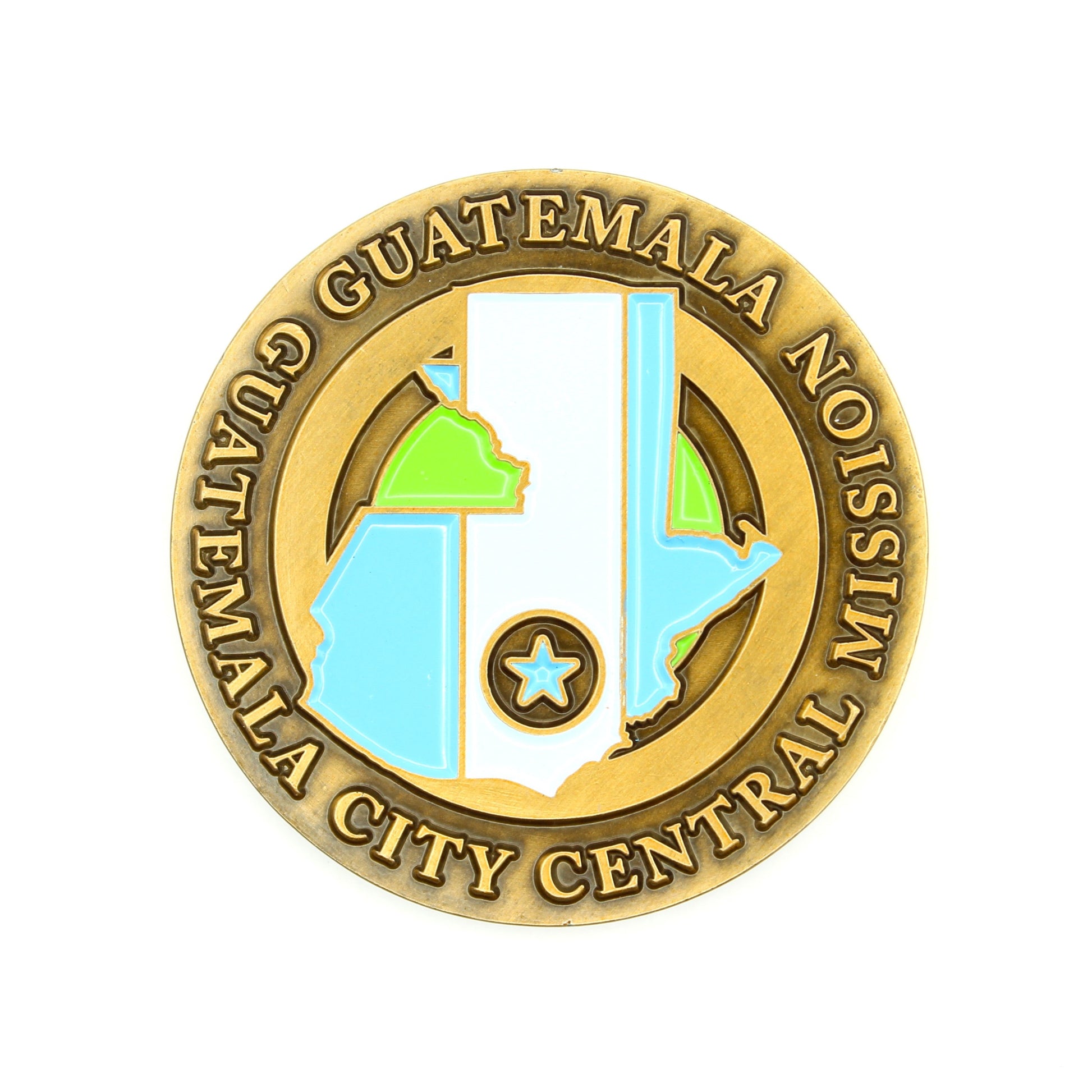 guatemala guatemala city central mission coin