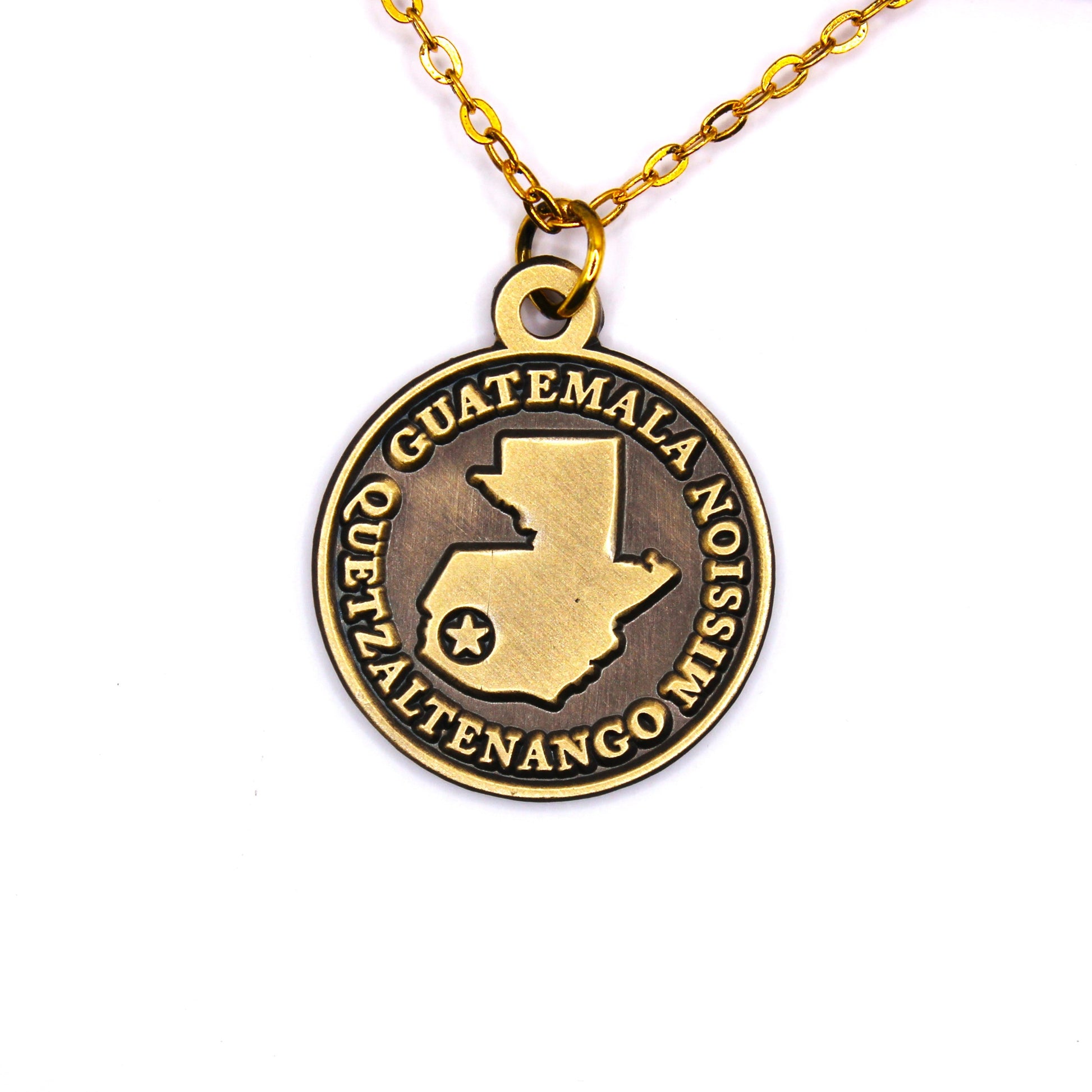 guatemala quetzaltenango mission necklace