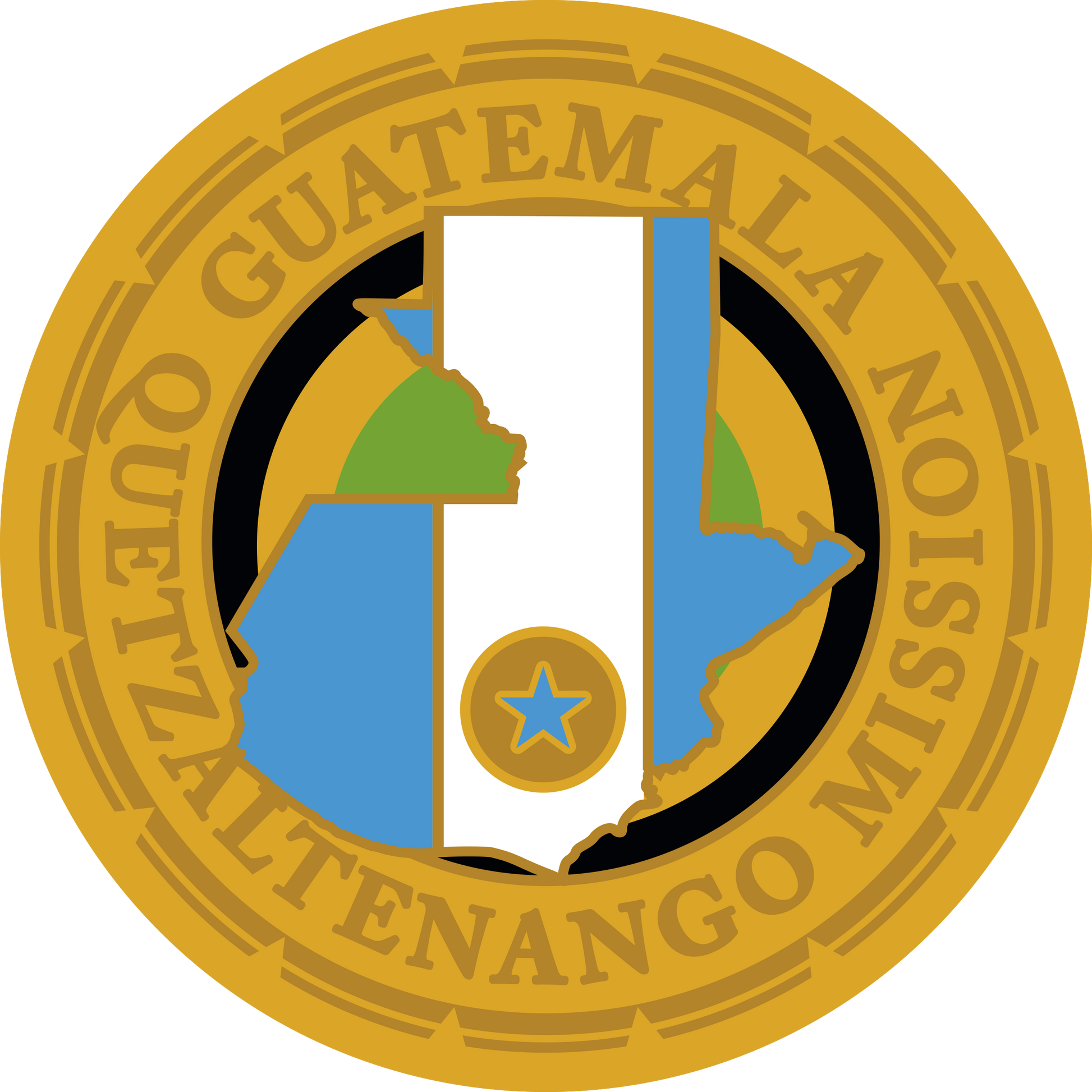 guatemala quetzaltenango mission decal