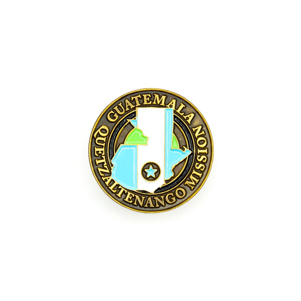 guatemala quetzaltenango mission pin