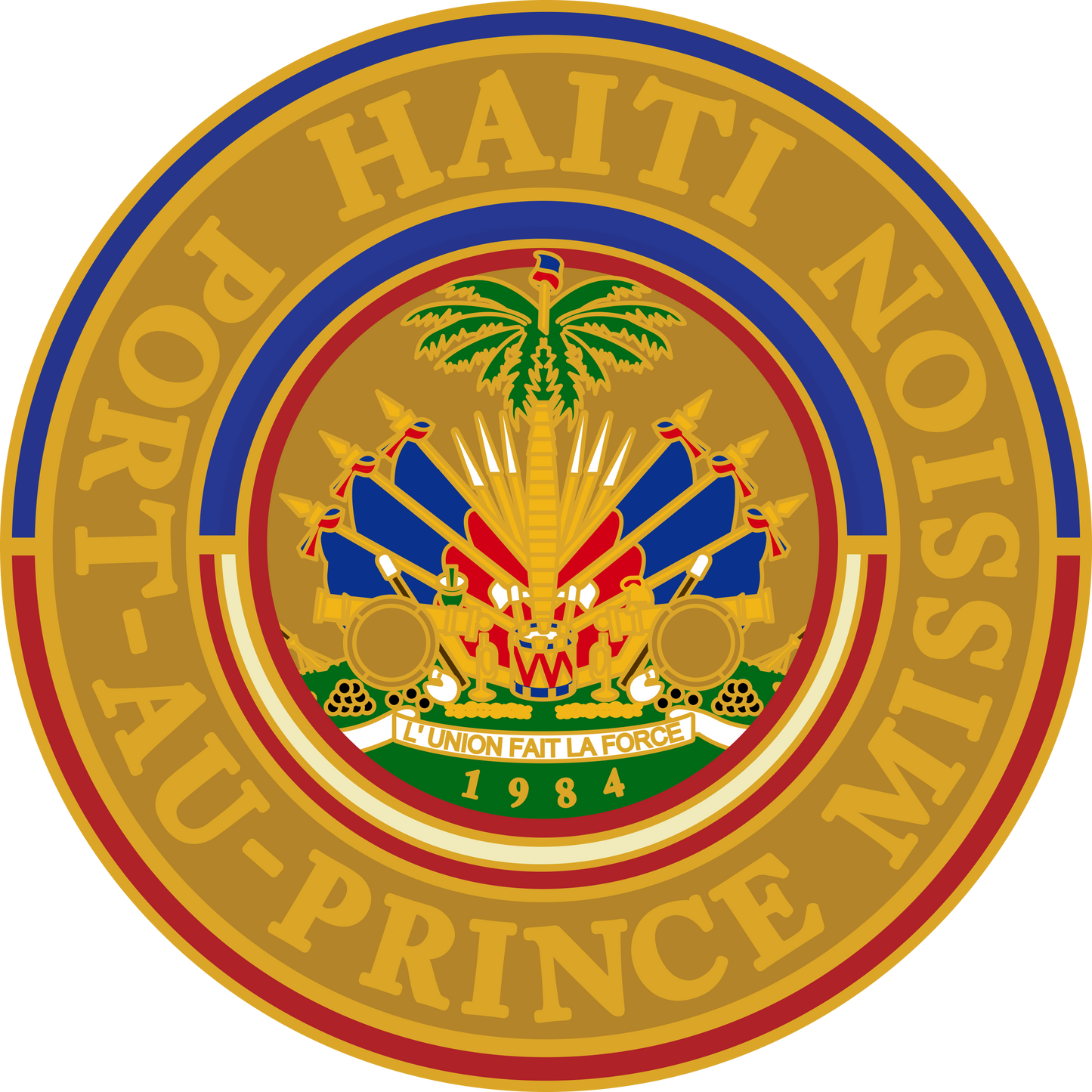 haiti port-au-prince mission decal