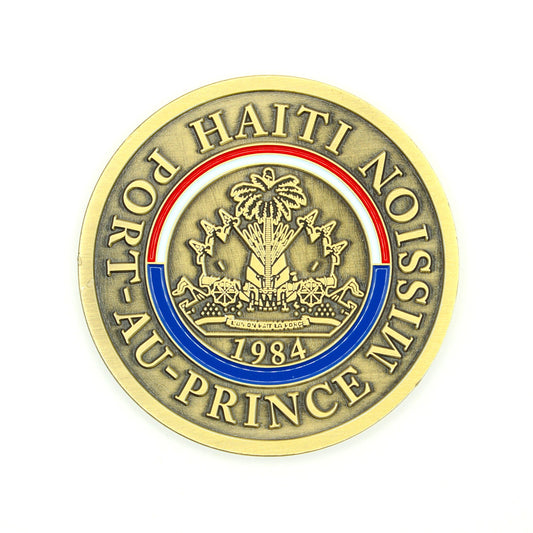haiti port-au-prince mission coin