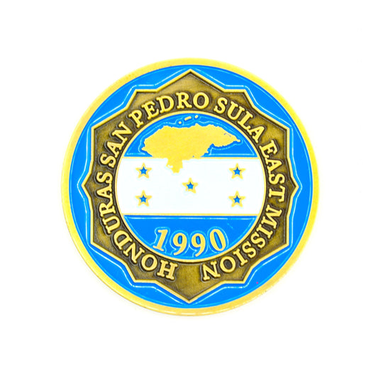 honduras san pedro sula east mission coin