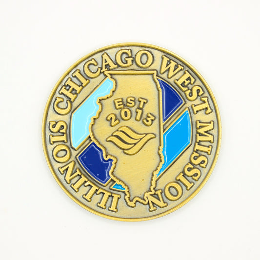 illinois chicago west mission coin