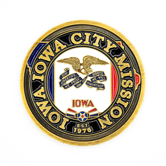 iowa iowa city mission coin