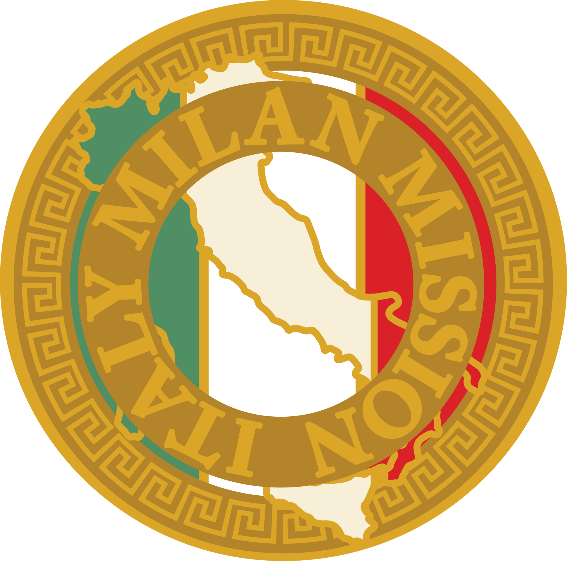 italy milan mission decal