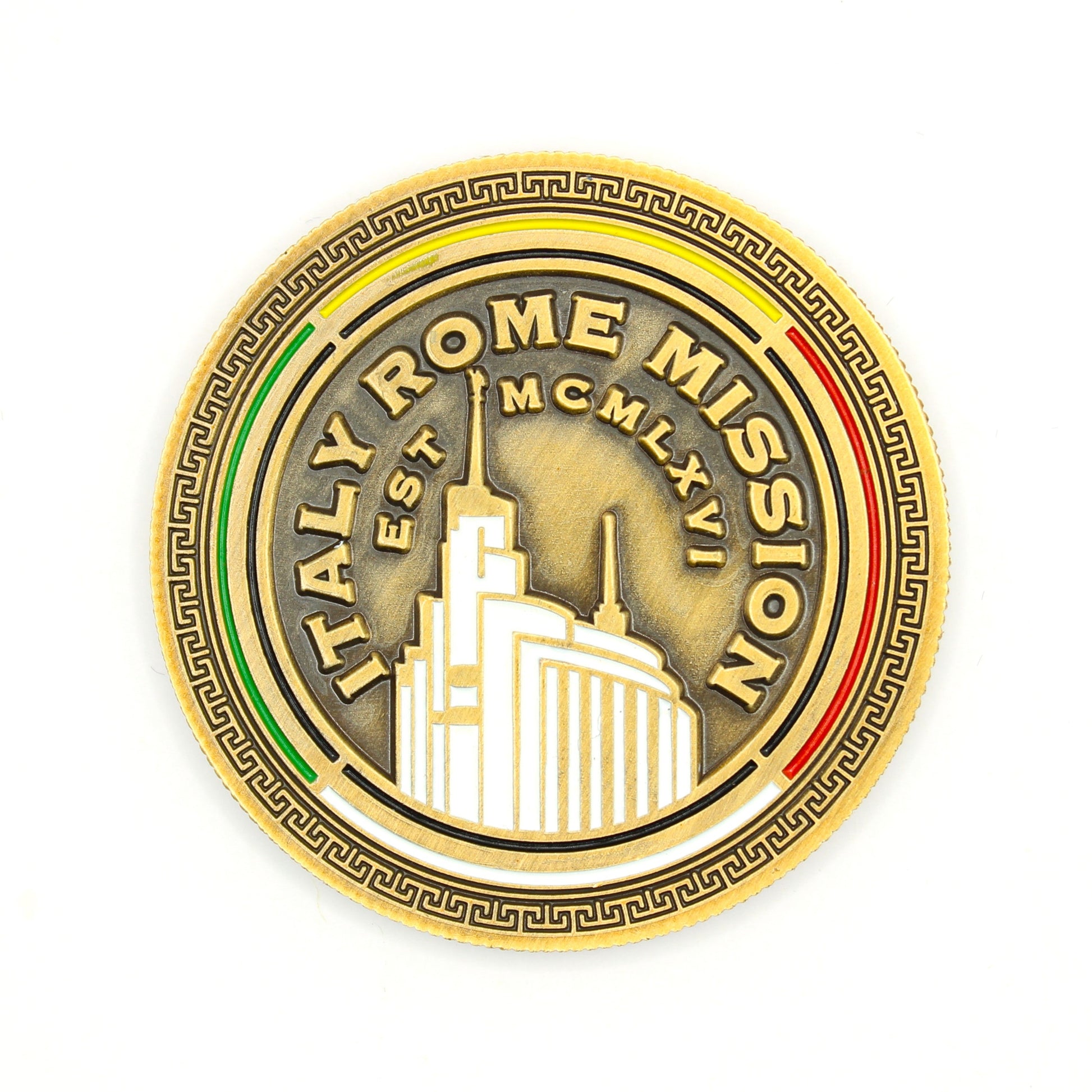 italy rome mission coin