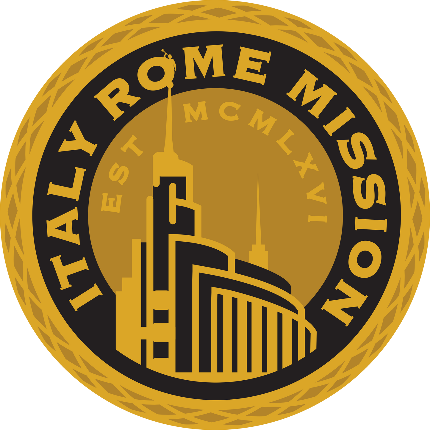 italy rome mission decal