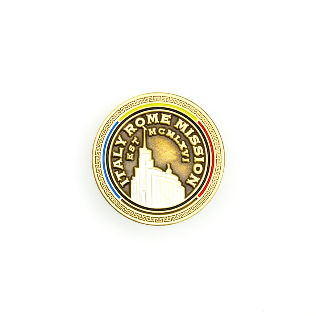 italy rome mission pin