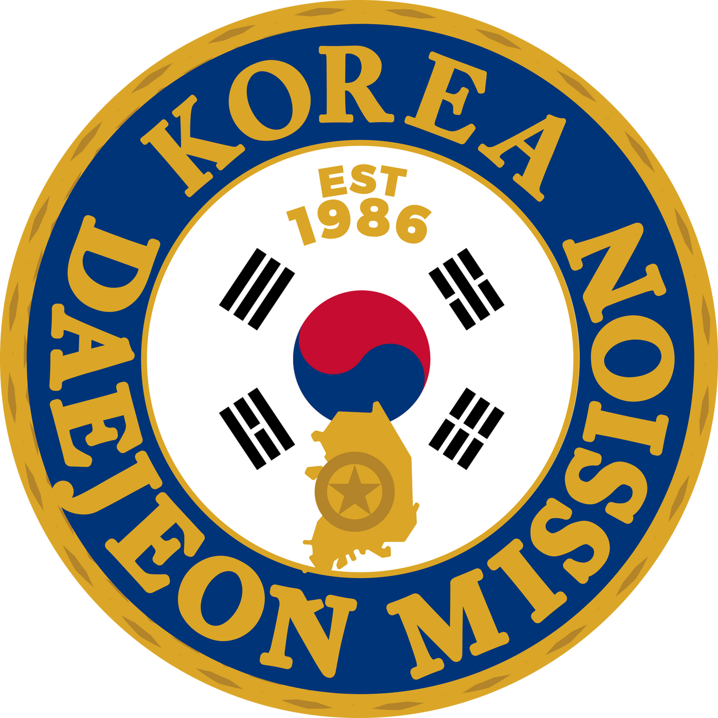 korea daejeon mission decal