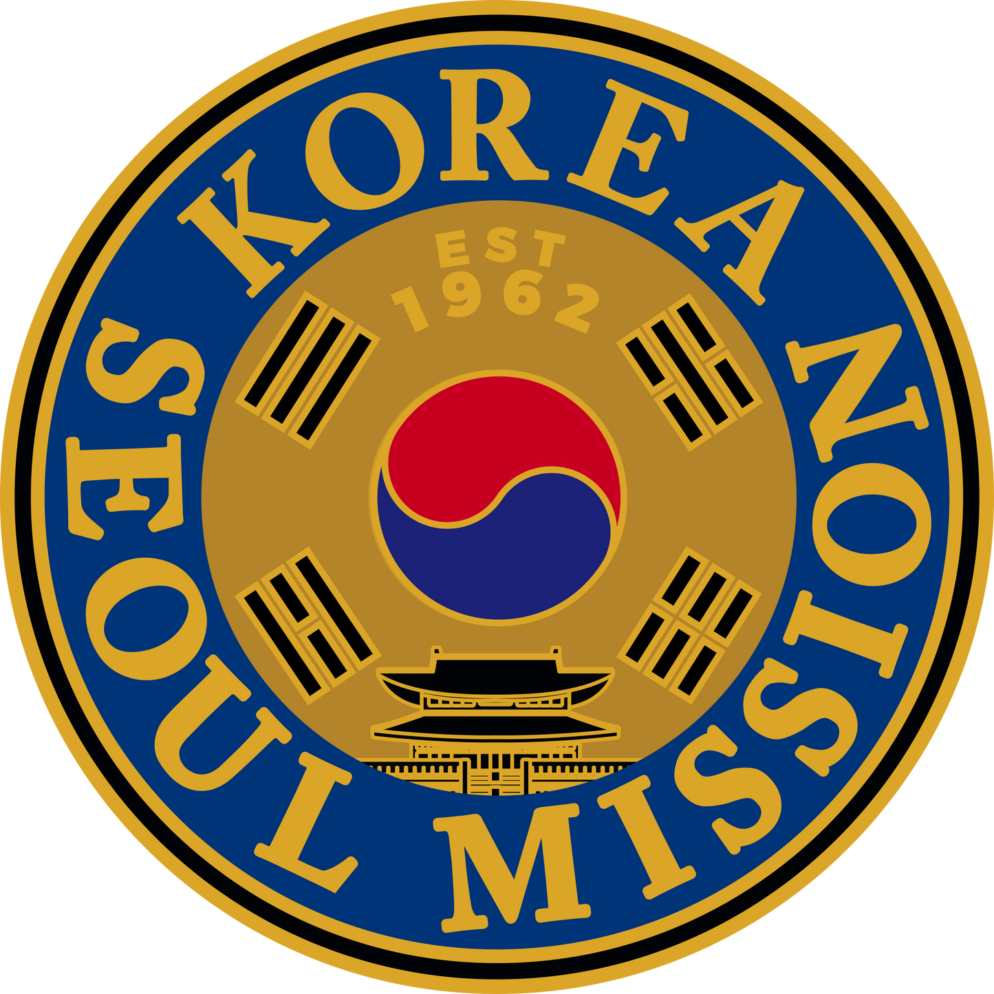korea seoul mission decal