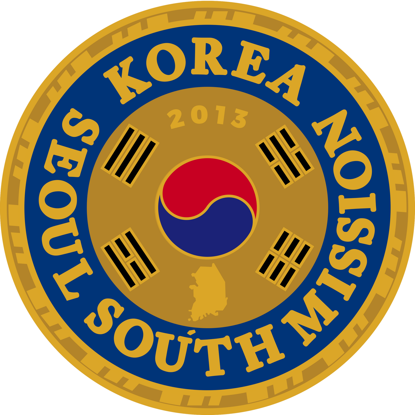 korea seoul south mission decal