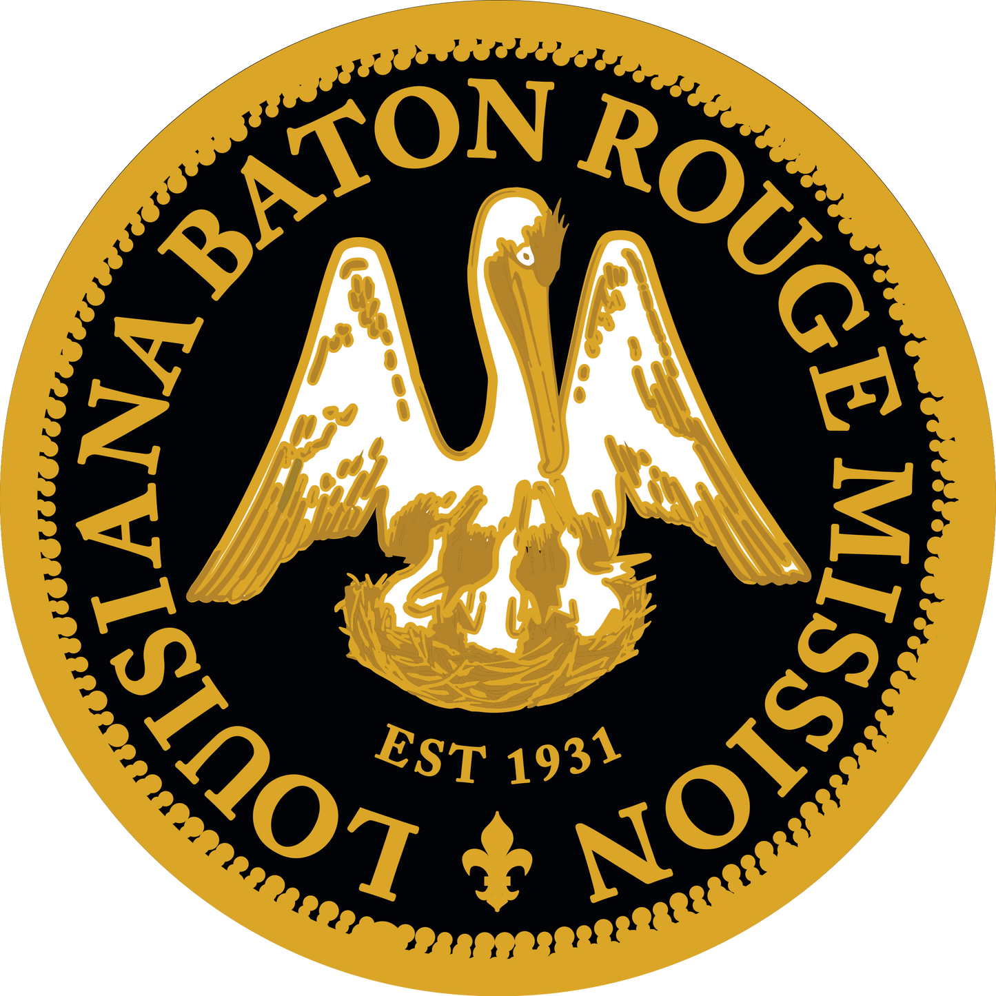 louisiana baton rouge mission decal