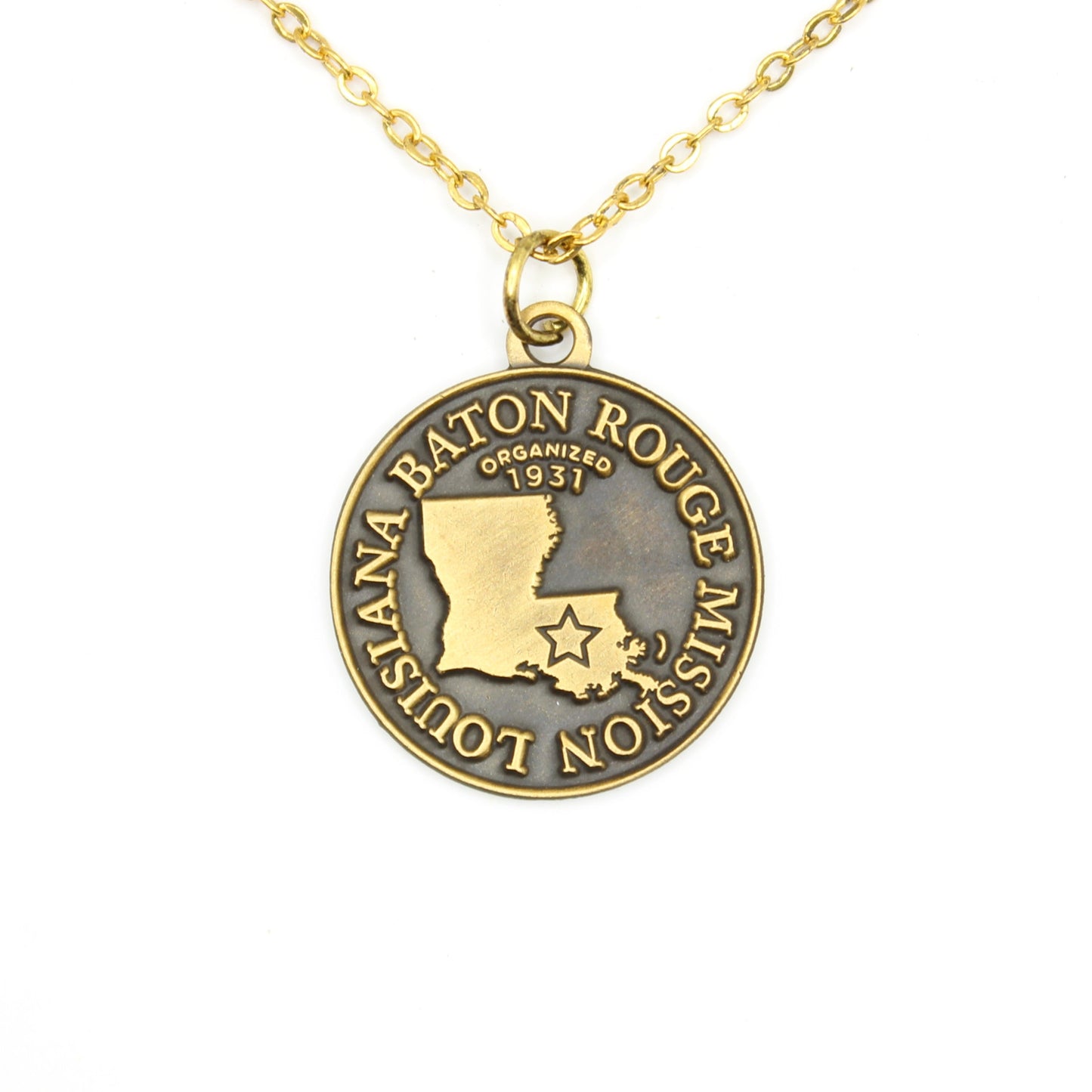 louisiana baton rouge mission necklace