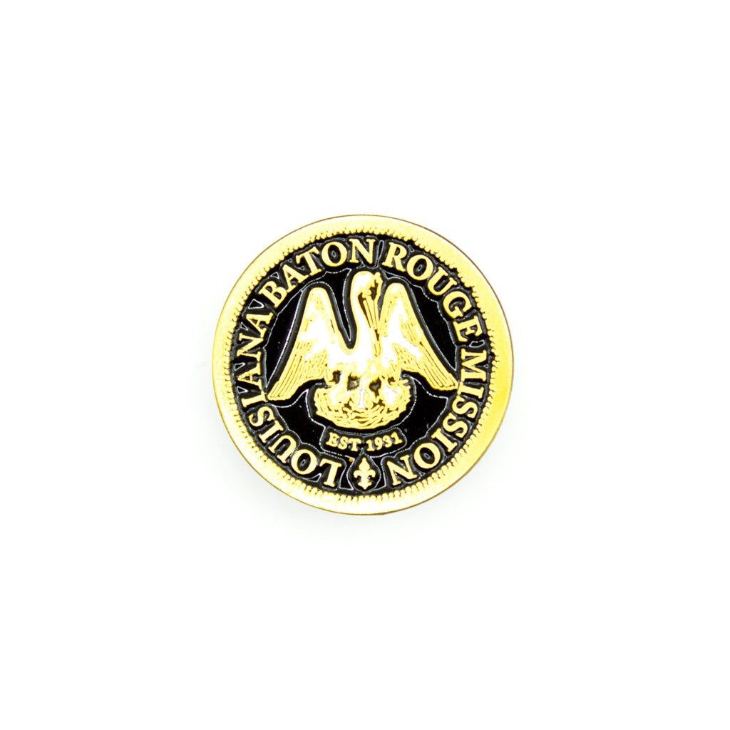 louisiana baton rouge mission pin