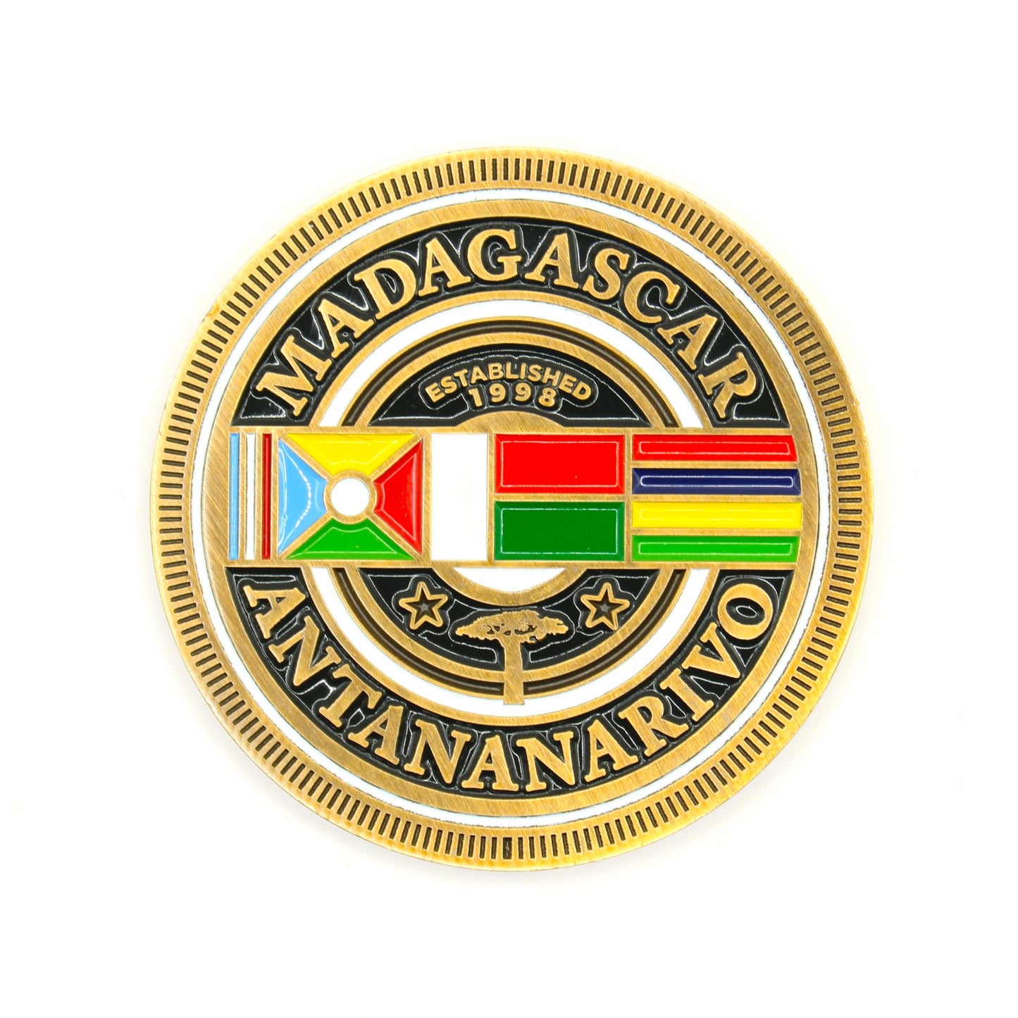 madagascar antananarivo mission coin