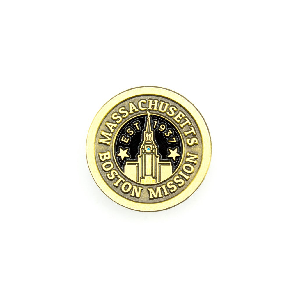 massachusetts boston mission pin