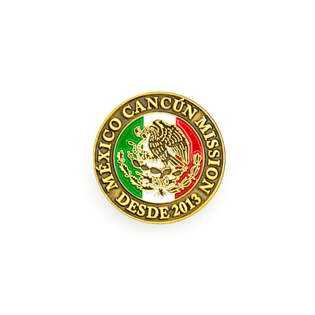 méxico cancún mission pin