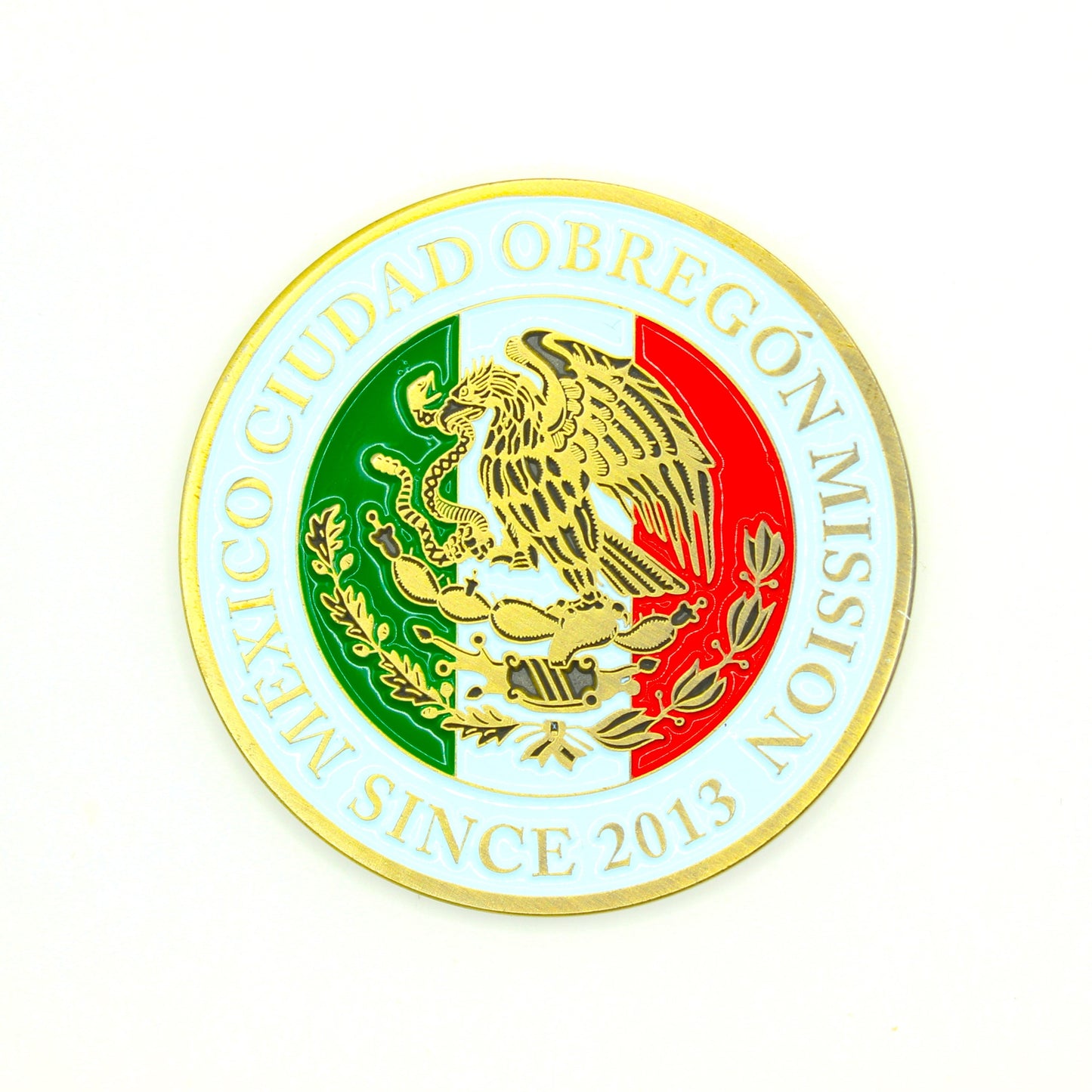 mexico ciudad obregon mission coin