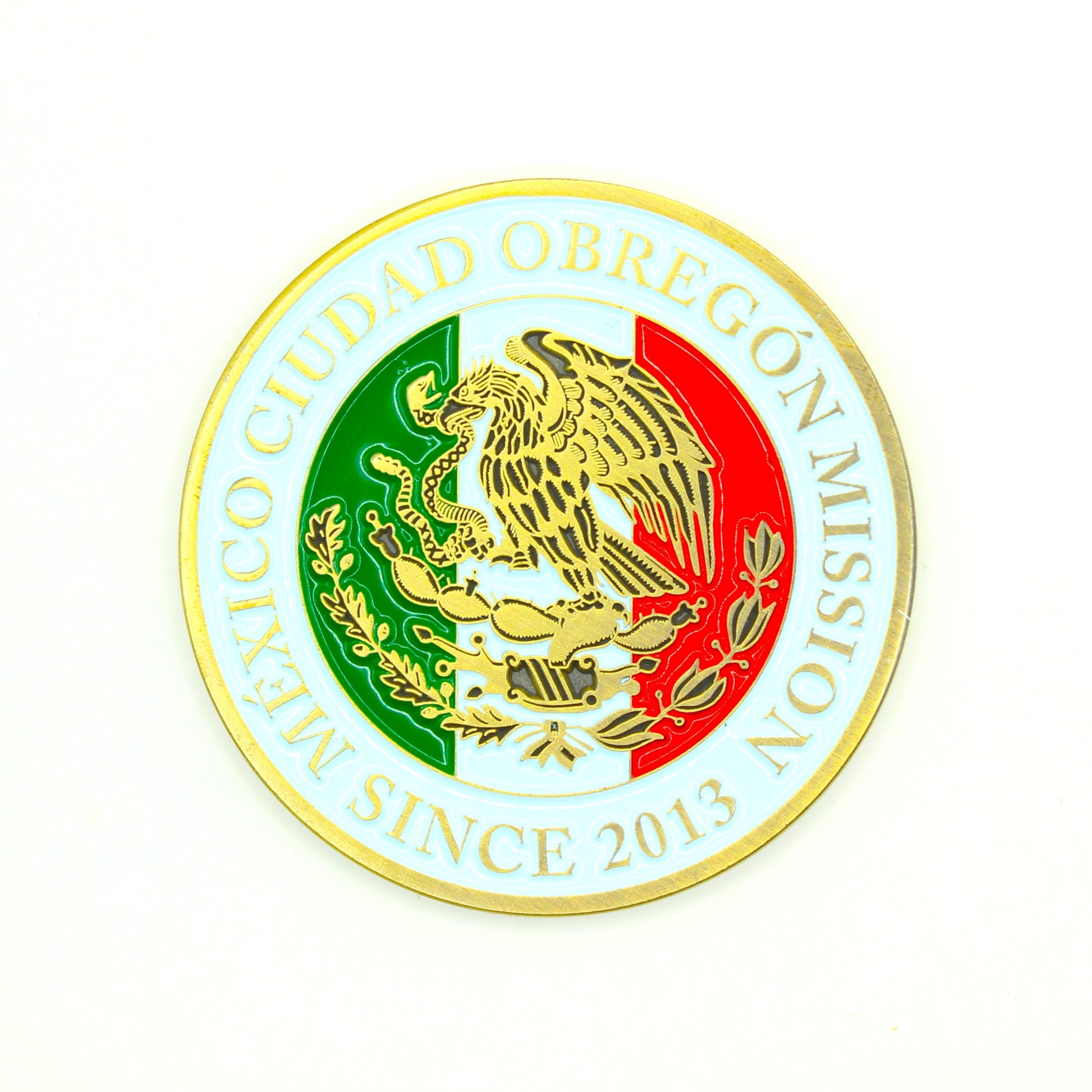 mexico ciudad obregon mission coin