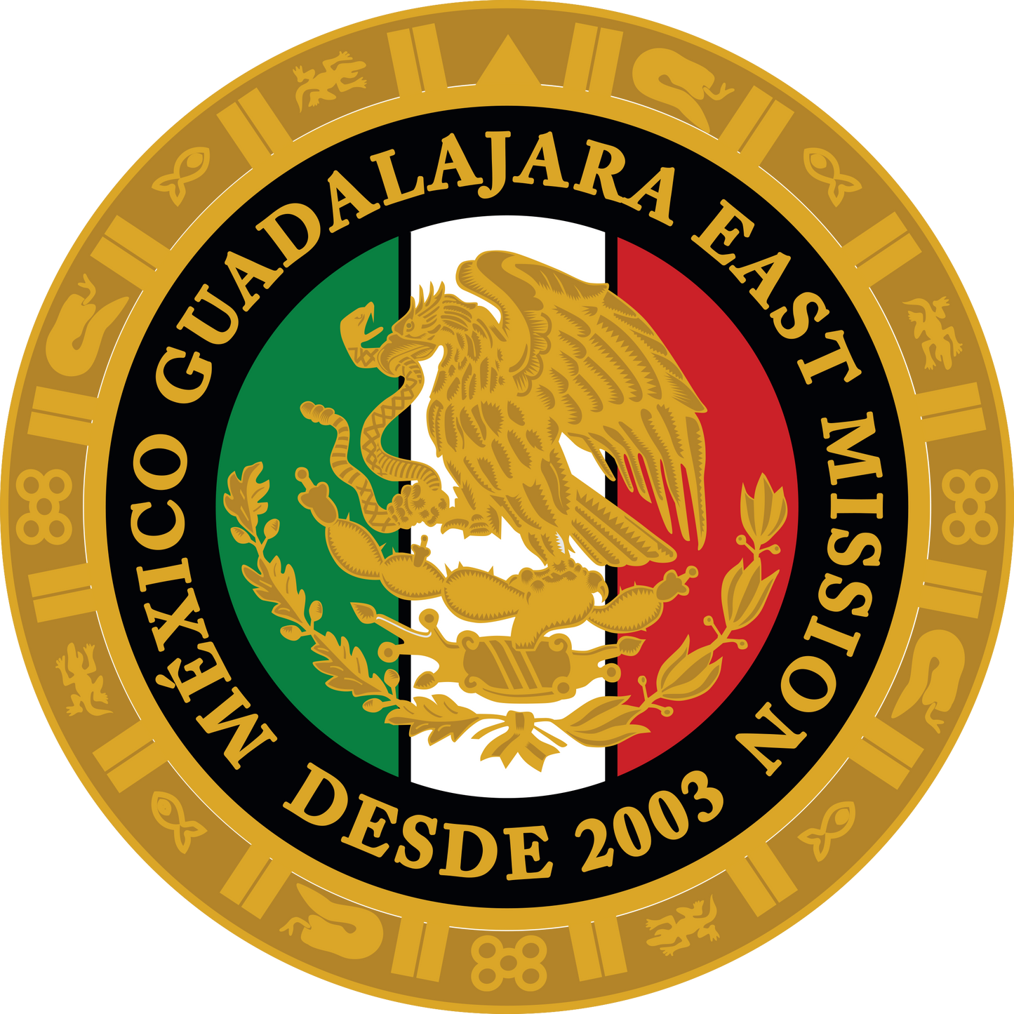 méxico guadalajara east mission decal