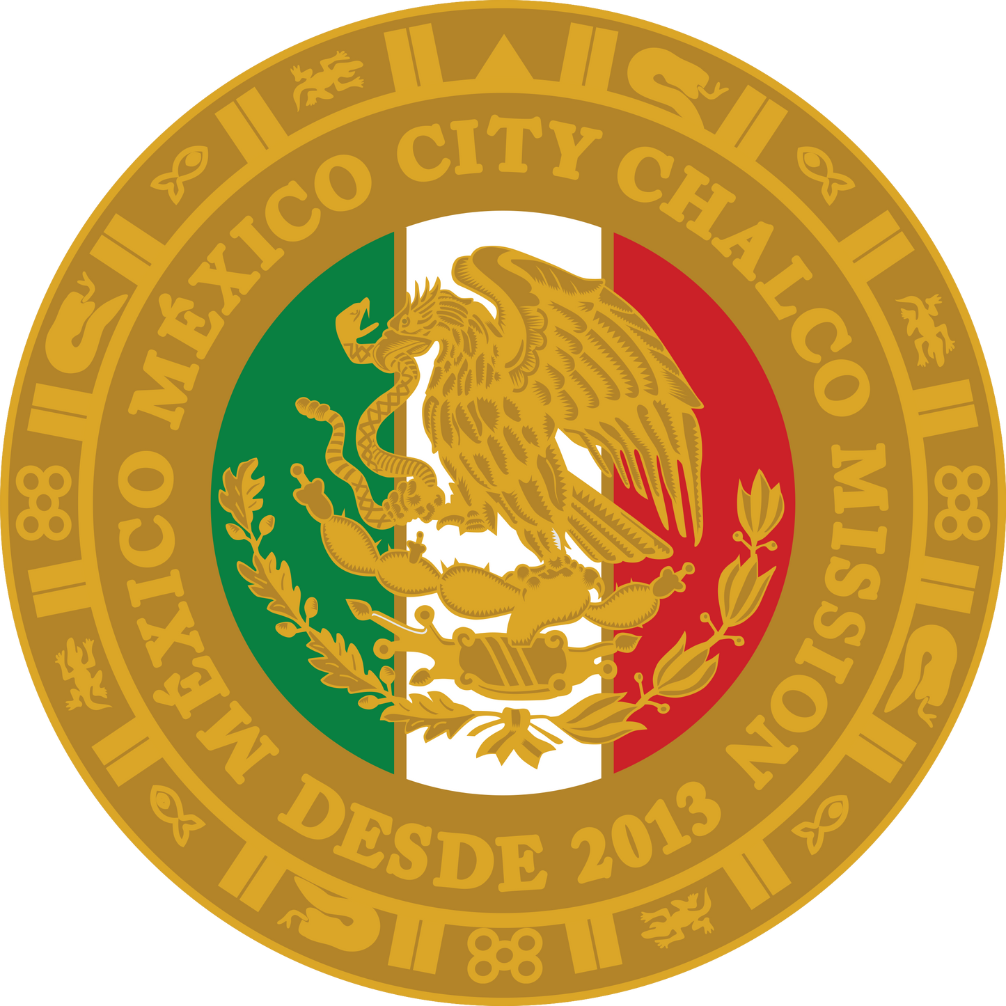 méxico méxico city chalco mission decal
