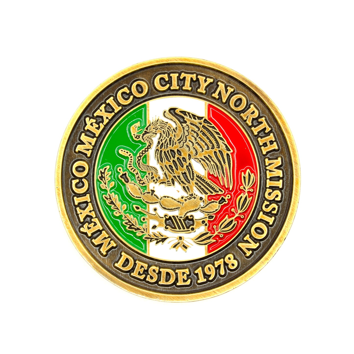 méxico méxico city north mission coin
