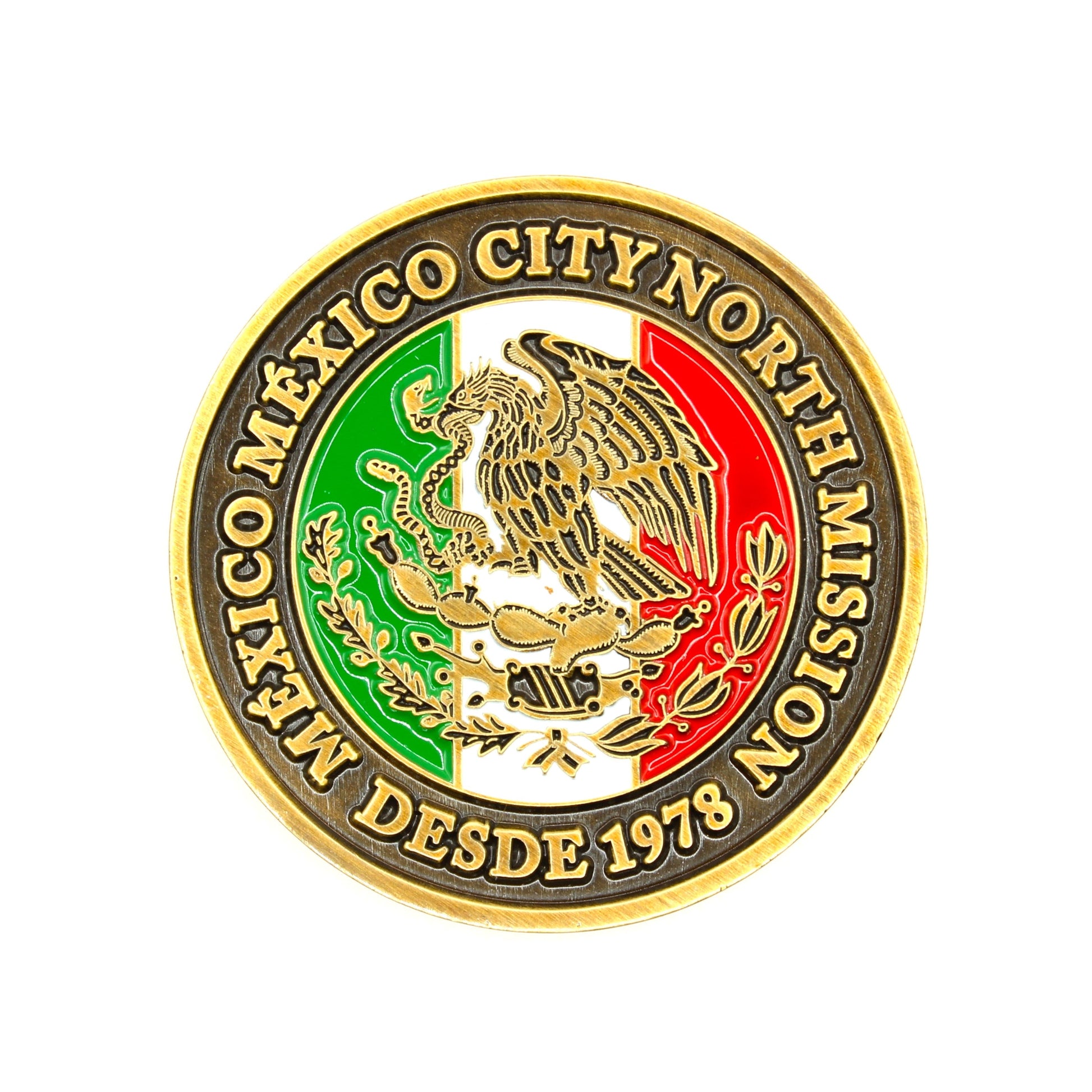 méxico méxico city north mission coin