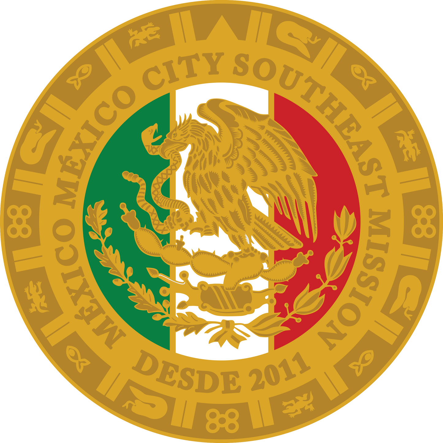 méxico méxico city southeast mission decal